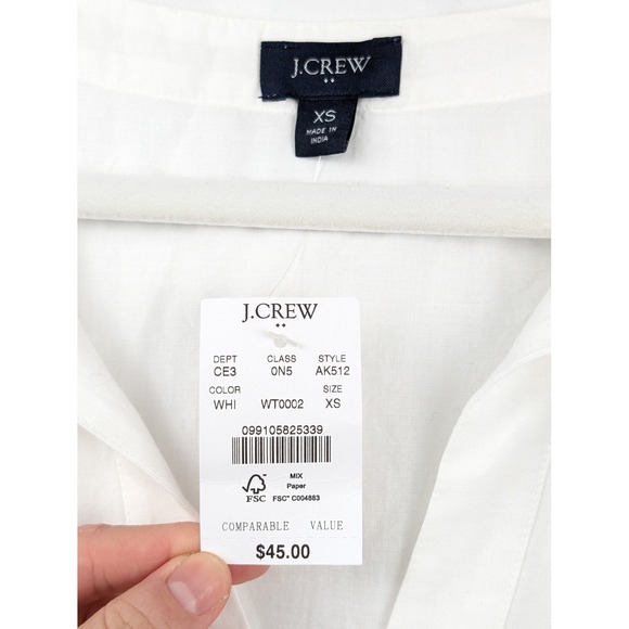 White Eyelet Lace Cotton Tunic Dress XS Boho Romantic Fairy Festival Indie Beach - Picture 5 of 9